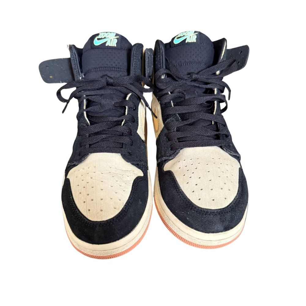 Nike Jordan 1 High Zoom Air CMFT 2 Muslin Vivid Orange sneaker shoes mens 9